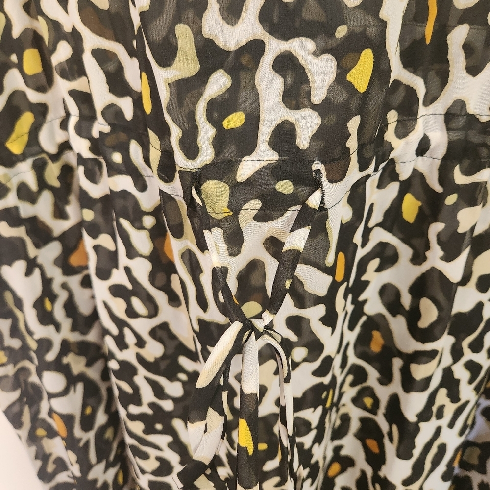 Swimsuits For All ARIANA COVER UP CAFTAN Animal Print Dress Swim Size 18 20 - Picture 7 of 10